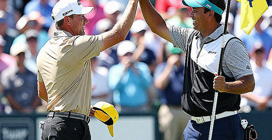 Luke Poulter giành chiến thắng quyết định cho Great Britain & Ireland tại Walker Cup, bố Ian hát bài hát cảm động tại quán rượu Ireland Luke Poulter giành chiến thắng quyết định cho Great Britain & Ireland tại Walker Cup, bố Ian hát bài hát cảm động tại quán rượu Ireland